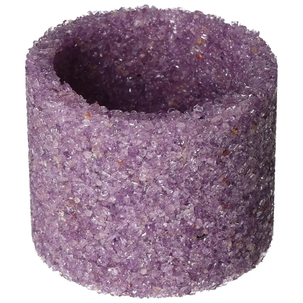 Luxury amethyst candle holder exudes spiritual elegance, reducing stress and enhancing tranquility in any space.