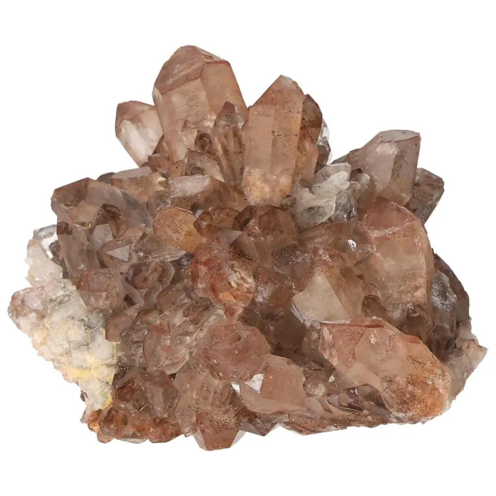 Quartz Cluster with Lithium from Sylvia Crystals showcasing healing properties and natural elegance