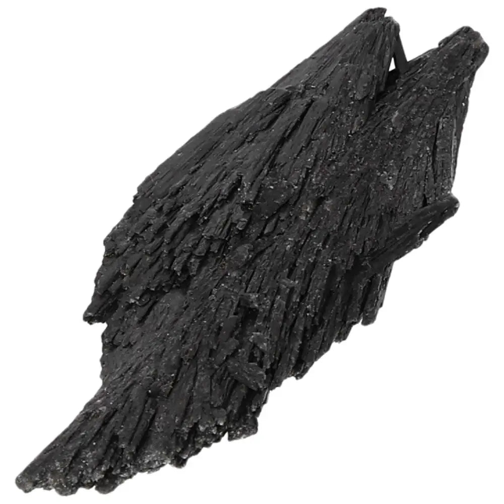 Premium Black Kyanite crystal with natural formation, ideal for spiritual clarity and introspection, from Sylvia Crystals collection.