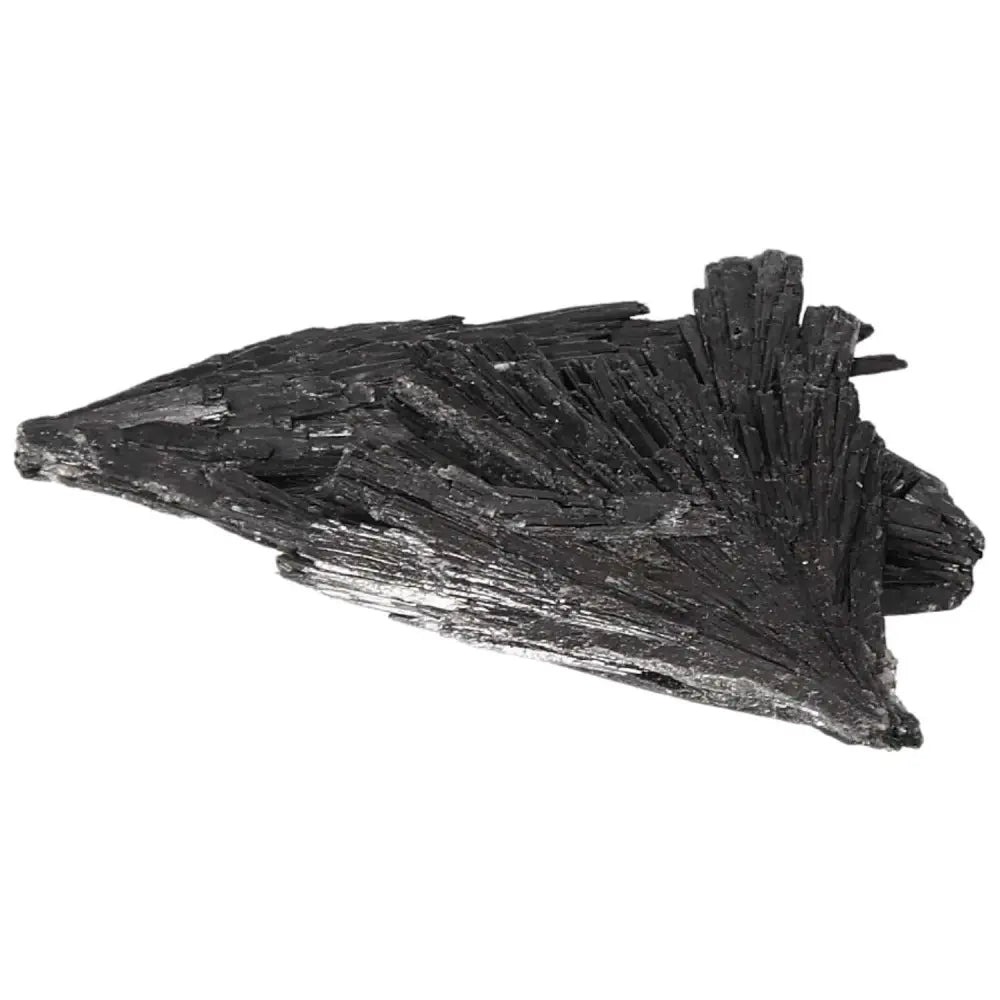 Black Kyanite crystal for introspection and mental clarity from Sylvia Crystals, a premium spiritual tool with unmatched quality.