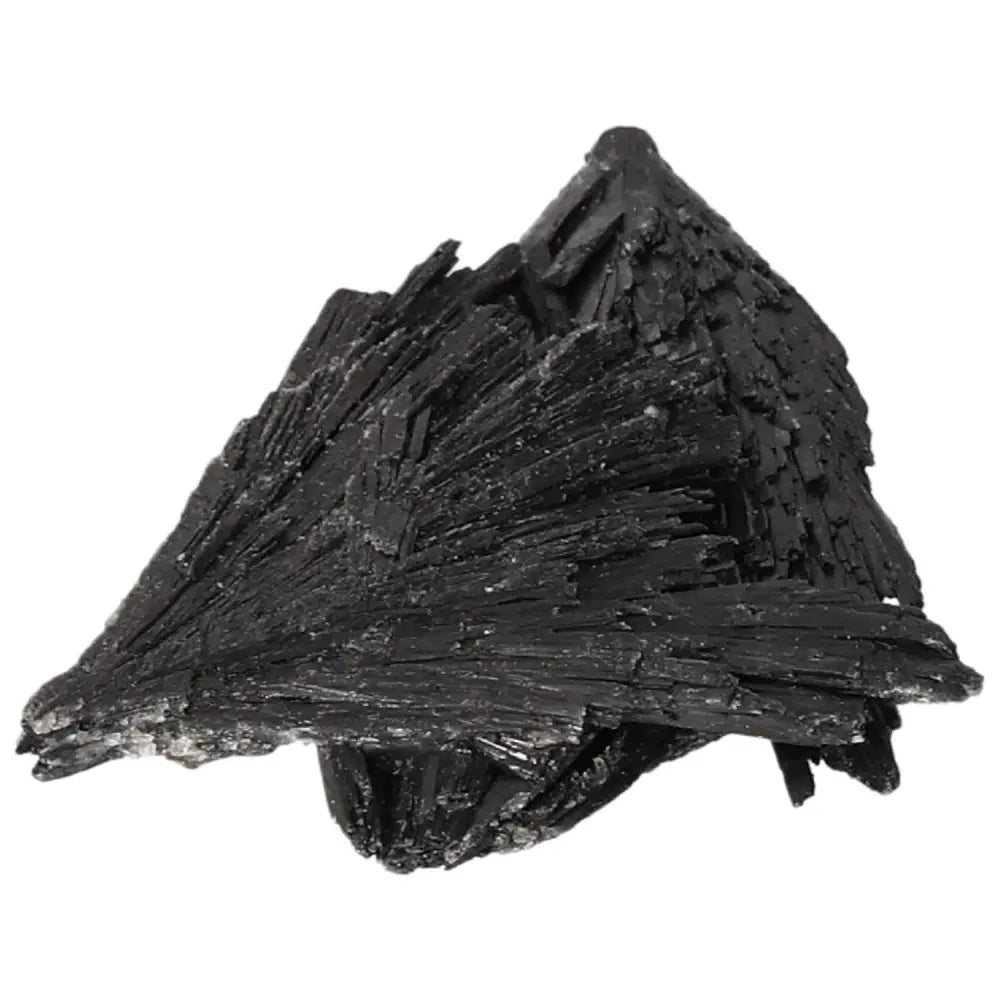 Alt Tag: Exquisite Black Kyanite stone from Sylvia Crystals, ideal for introspection and mental clarity, showcasing unmatched quality.