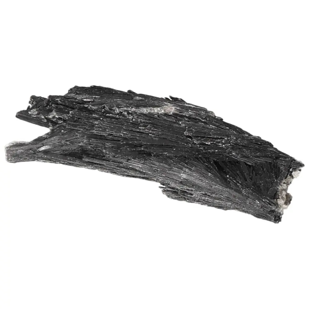 Premium Black Kyanite Stone from Sylvia Crystals for deep meditation and clarity.