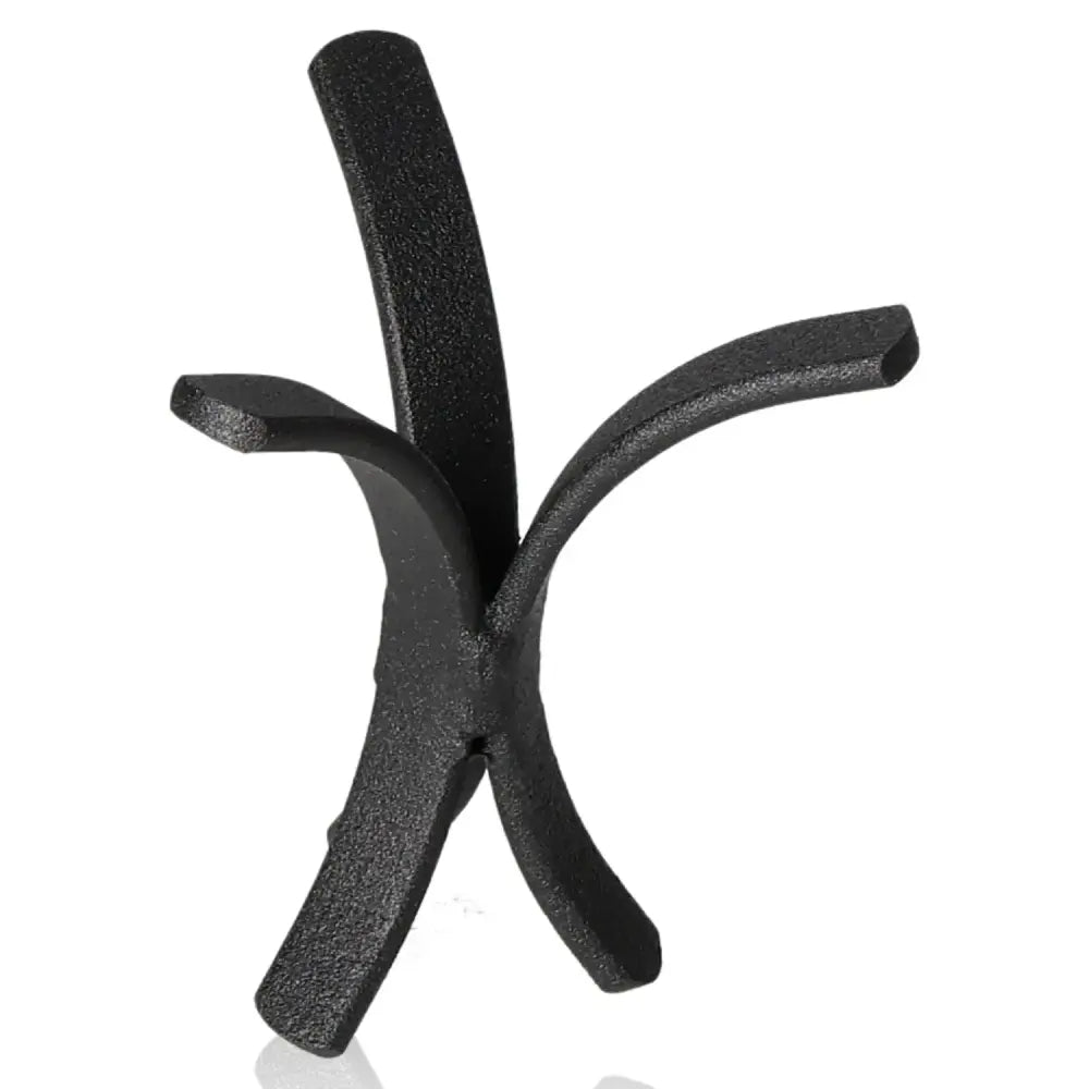 Durable high-quality metal stone base, minimalist design, perfect for securely holding stones in place, ideal for collections or displays.