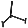 Black metal base designed for displaying stones with a simple triangle structure.