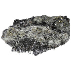 Sphalerite with Galena, Quartz, and Chalcopyrite mineral specimen from Sylvia Crystals, showcasing luxury and spiritual transformation.