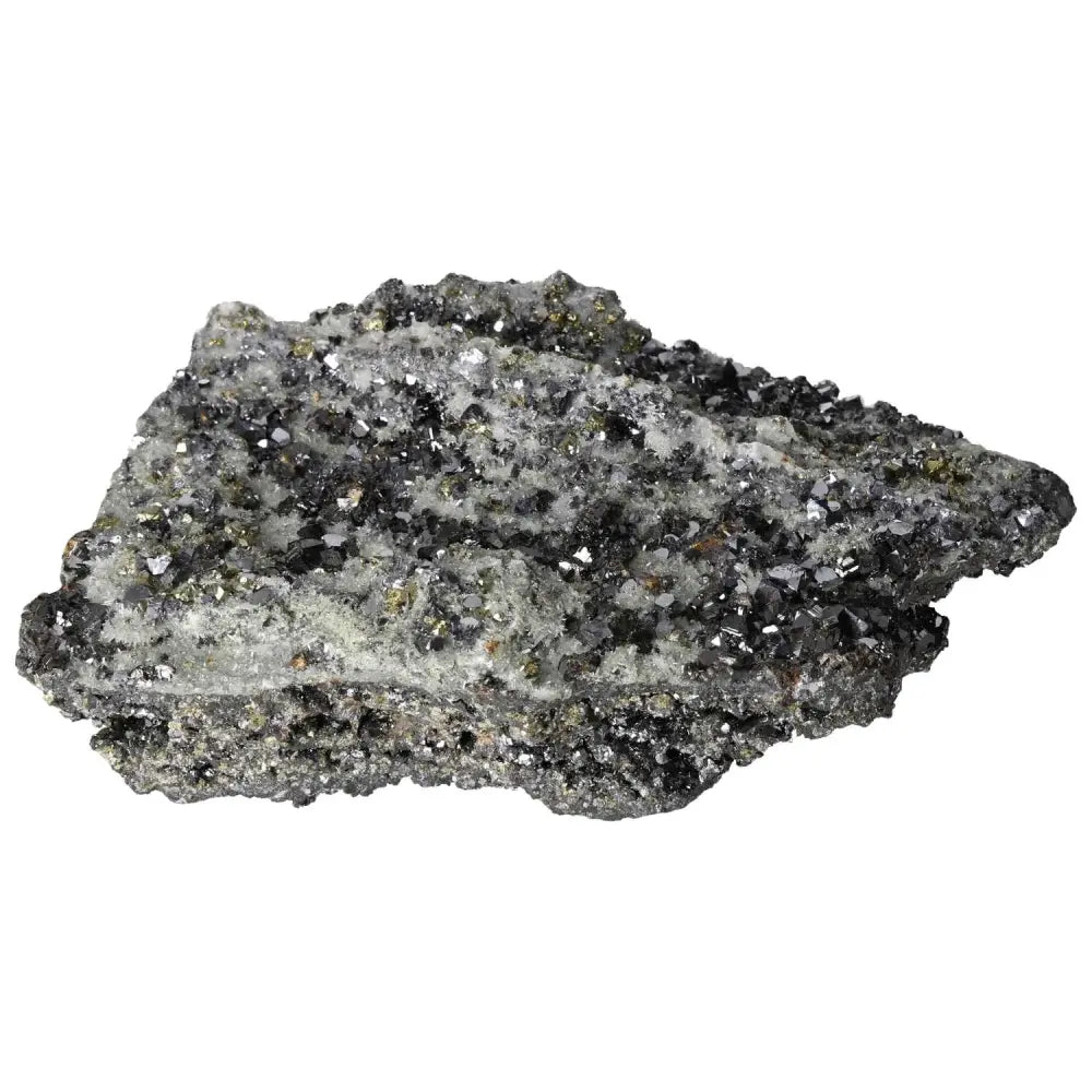 Sphalerite crystal with Galena, Quartz, and Chalcopyrite from Sylvia Crystals for inner transformation and spiritual harmony.