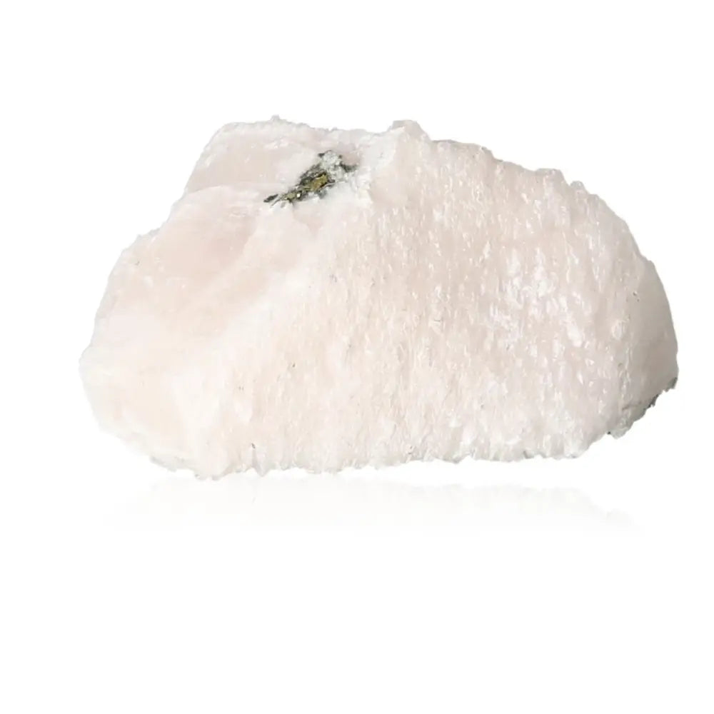 Milky Quartz crystal, known for clarity and peace, enhances emotional harmony and spiritual growth with its calming energy.