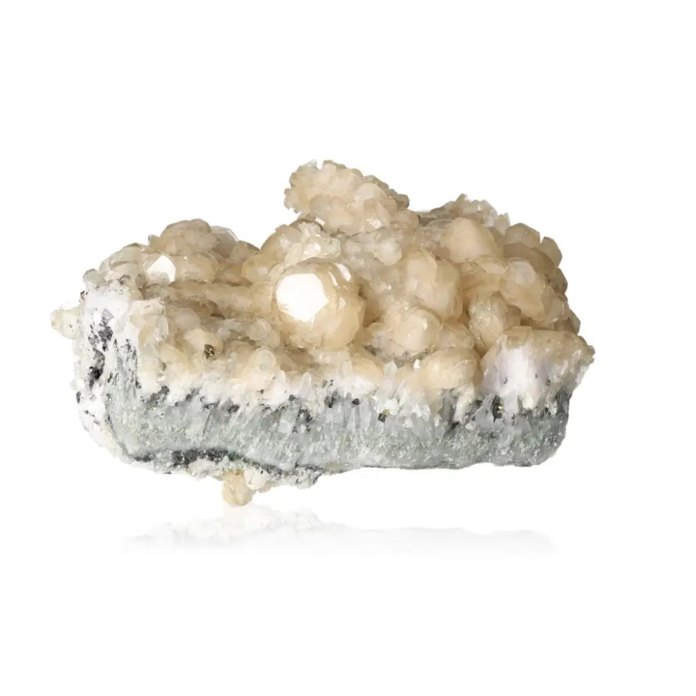 Honey Calcite gemstone from Sylvia Crystals, enhancing confidence and clarity. Stone for solar plexus and sacral chakras.