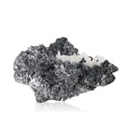 Sphalerite with Quartz crystal displaying unique textures and colors, ideal for collectors and spiritual enthusiasts seeking vitality.