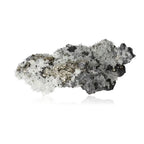 Quartz with Pyrite, Sphalerite, Galena crystal showcasing shimmering minerals, premium Sylvia Crystals collection, luxury and metaphysical benefits.