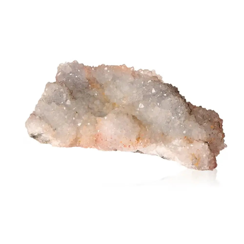 Clear quartz crystal with a glass-like appearance, known as the "Master Healer" for its spiritual and mental well-being benefits.