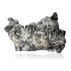 Galena with Quartz mineral specimen showcasing crystalline structure and reflective properties, radiant under light.