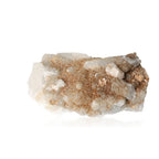 Quartz with Calcite crystal showcasing natural clarity and opulent textures, perfect for collectors and admirers of earth's wonders.