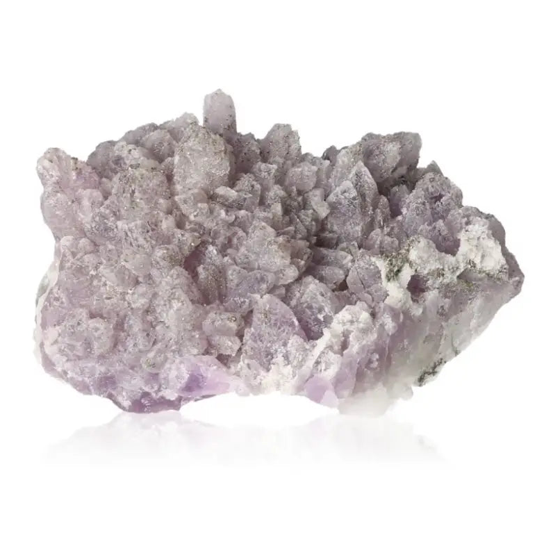 Raw amethyst crystal showcasing captivating purple hues and spiritual properties for tranquility and emotional balance.