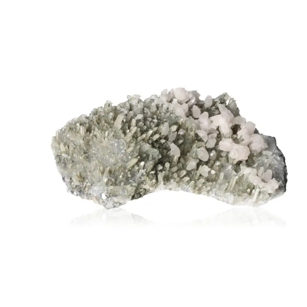 Quartz with Calcite crystal formation, showcasing natural beauty and energy-enhancing properties, perfect for collectors.