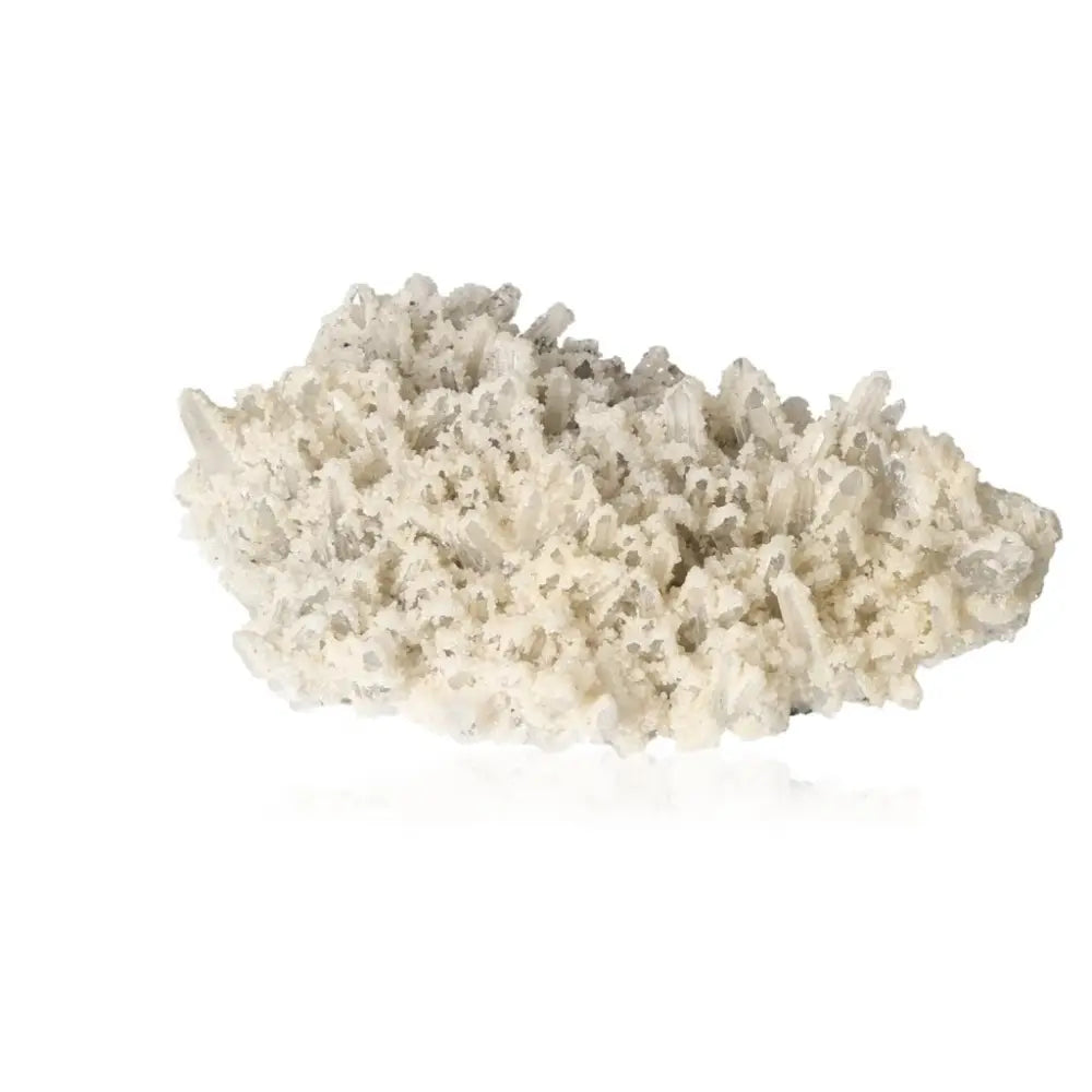 Quartz with Calcite mineral specimen showcasing brilliant sparkle and clarity, perfect for spiritual enhancement and aesthetic appeal.