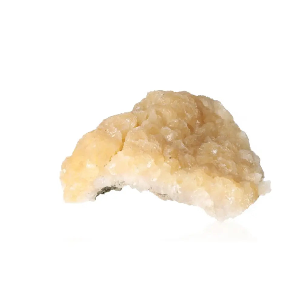 Luminous Honey Calcite crystal showcasing warm, golden hues, representing empowerment and clarity, from Sylvia Crystals.