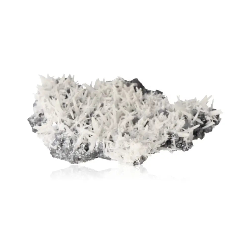 Galena with Sphalerite and Quartz crystal showcasing intricate details and clarity, from Sylvia Crystals collection.