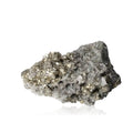 Pyrite with Sphalerite and Quartz crystal, showcasing golden hues, grounding energy, and clarity, from Sylvia Crystals collection.