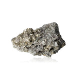 Pyrite with Sphalerite and Quartz crystal, showcasing golden hues, grounding energy, and clarity, from Sylvia Crystals collection.