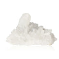 Elegant quartz gemstone cluster showcasing striking clarity and sparkle, ideal for enhancing energy flow, harmony, and balance.