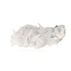 A clear quartz crystal cluster showcasing pure transparency and natural formation, perfect for enhancing energy flow and focus.