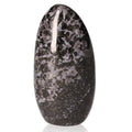 Indigo Gabbro Free Form crystal with mystical black and indigo swirling patterns, known for enhancing intuition and spiritual growth.