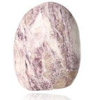 Lepidolite stone with soothing energy, promotes peace and emotional balance. Ideal for alleviating anxiety and enhancing positivity.