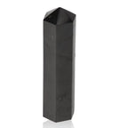 Shungite Obelisk 12 cm, premium crystal for decoration and EMF protection from Sylvia Crystals, black polished finish.