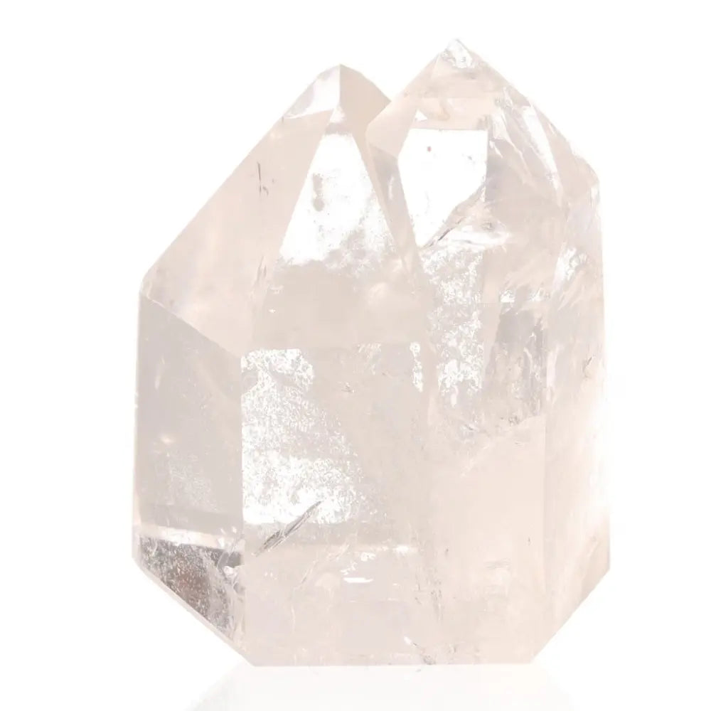 Collector’s Grade Lemurian Quartz Obelisk from Sylvia Crystals, showcasing exceptional clarity and geometric precision.