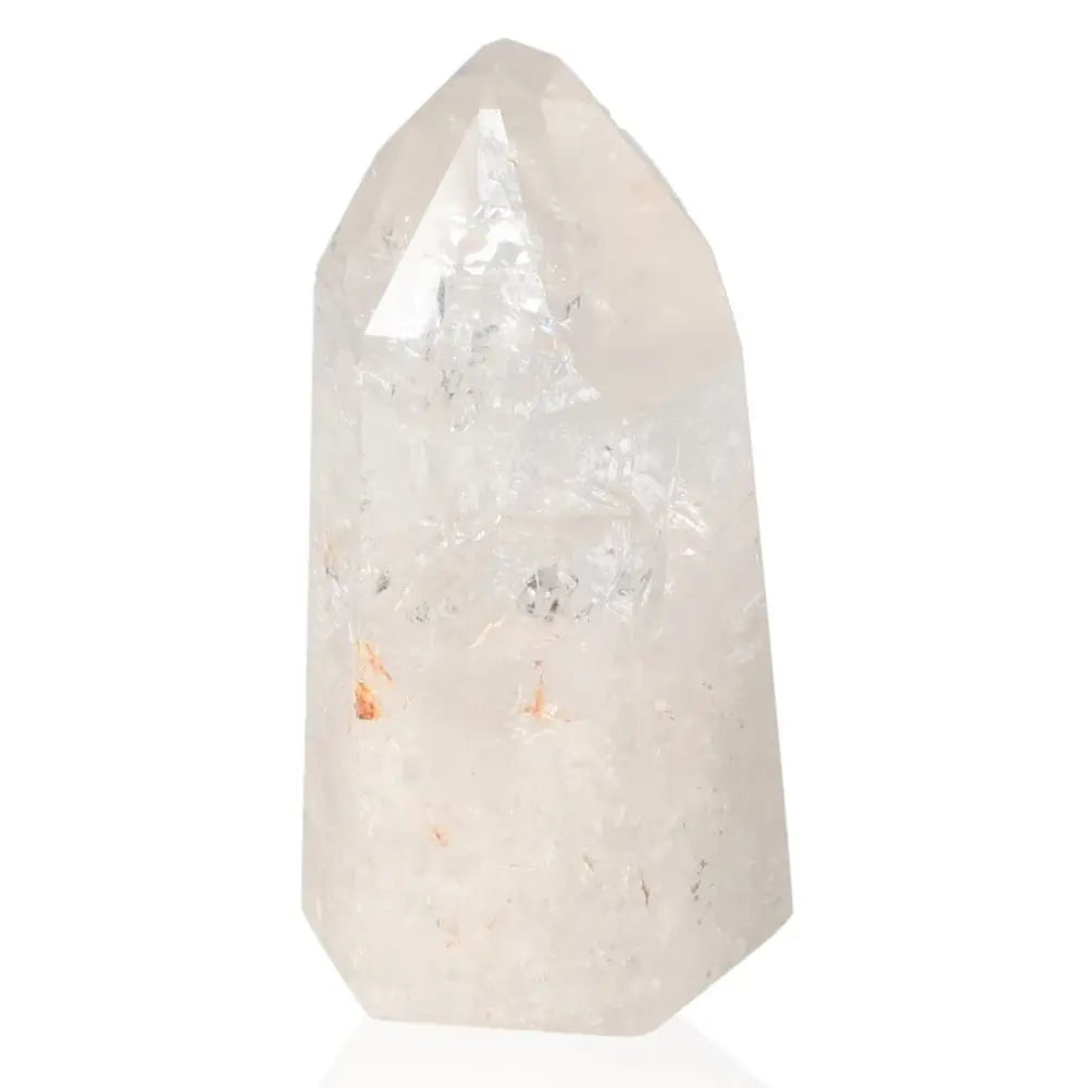 Lemurian Quartz Obelisk crystal for purification and harmonizing energy, absorbs negative vibrations, and neutralizes EMR.