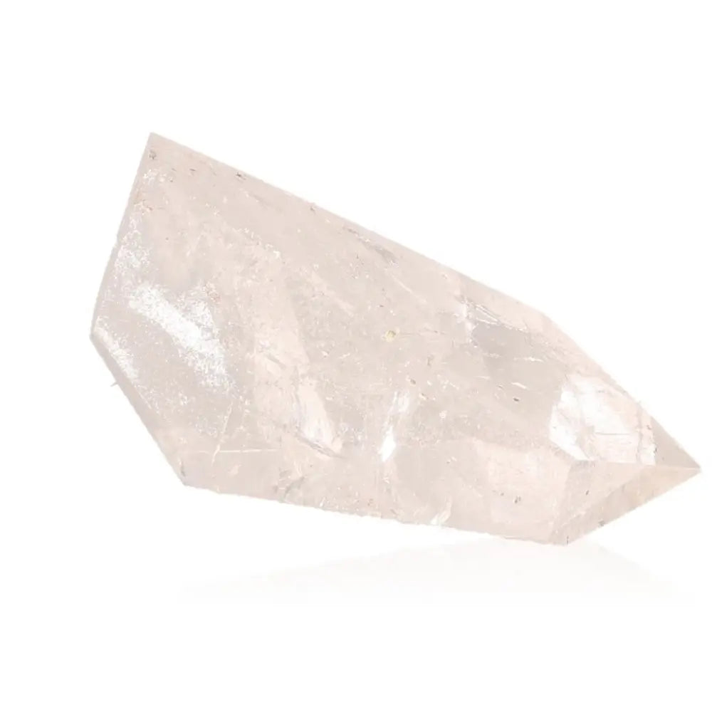 Lemurian Quartz Free Form crystal from Sylvia Crystals, showcasing its clarity and spiritual energy as a decorative and healing gem.