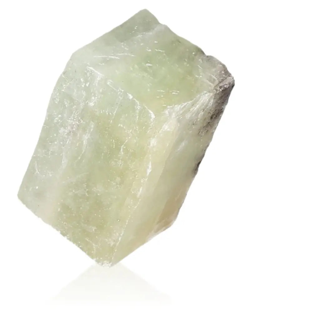 Green Calcite Crystal - Stone of Renewal and Emotional Healing, boosts heart energy and fosters inner peace, vibrant green hue