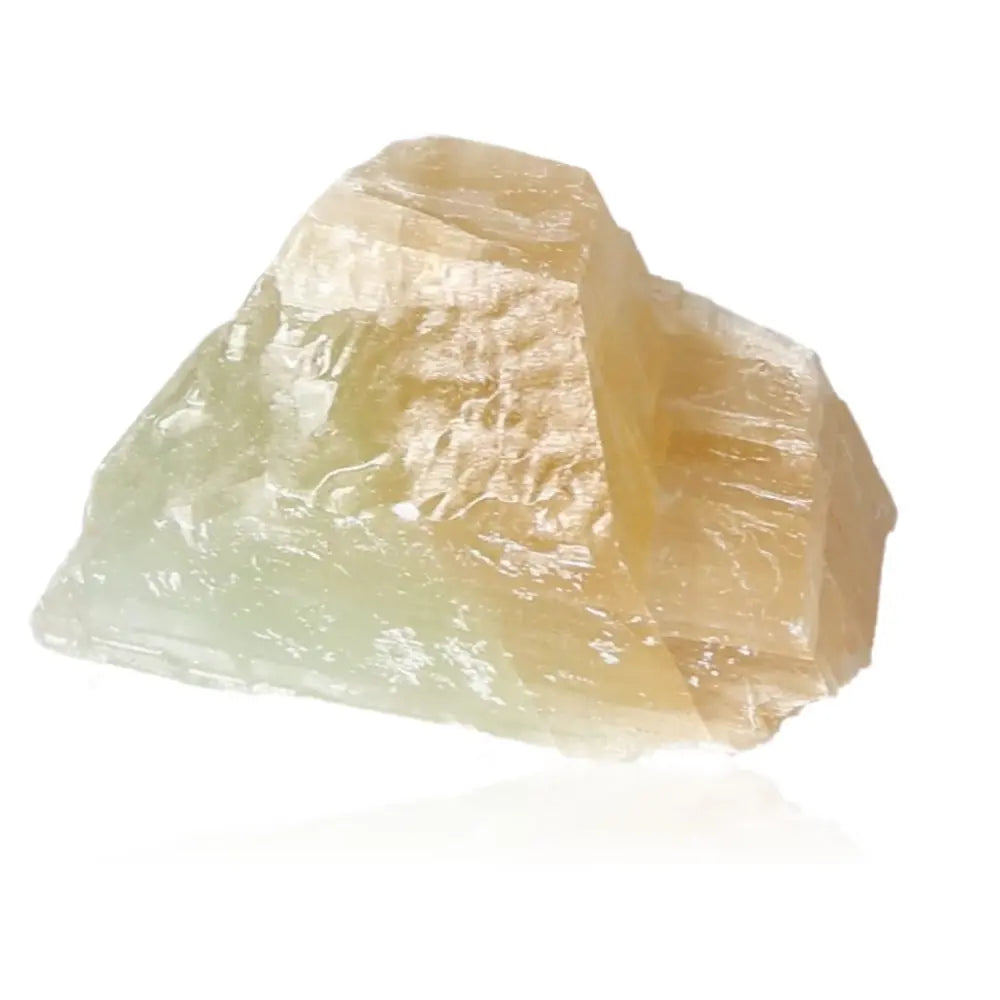 Raw Green Calcite Crystal for Emotional Healing and Heart Chakra Energy