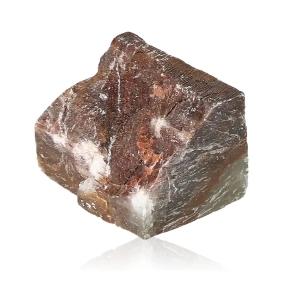 Block of raw green calcite crystal showcasing its vibrant color and natural texture, ideal for emotional healing and promoting heart energy.