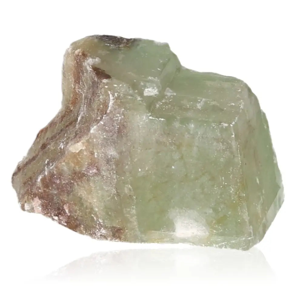 Green Calcite Crystal - Stone of Renewal and Emotional Healing, enhancing heart energy and fostering personal growth.