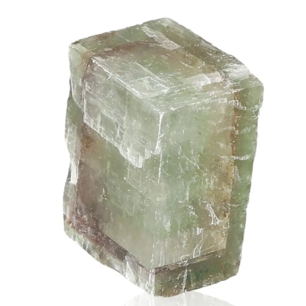 Raw Green Calcite Crystal - Stone of Renewal, Emotional Healing, Heart Energy, and Personal Growth