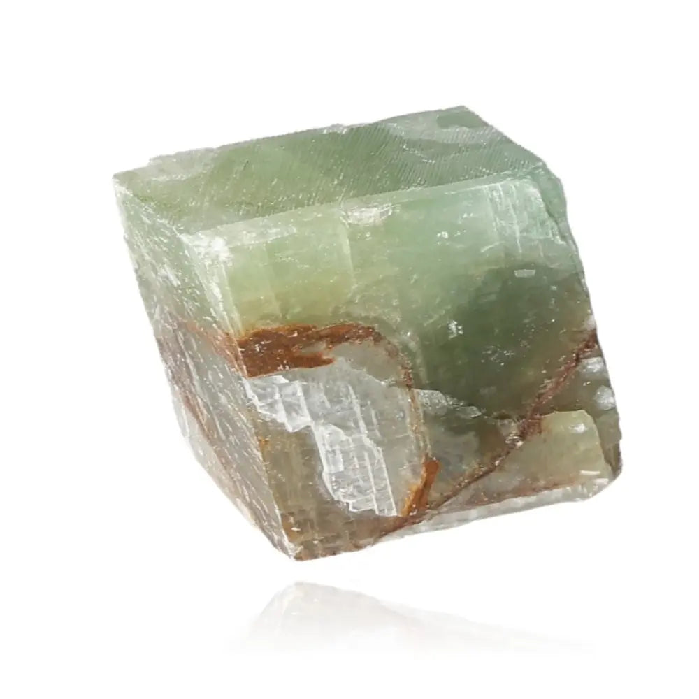Green Calcite Crystal for emotional healing and heart energy connection, promoting inner peace and personal growth through renewal.