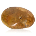 Tumbled Jasper stone with golden and blue hues, known for Solar Plexus Chakra activation and promoting courage and emotional balance.