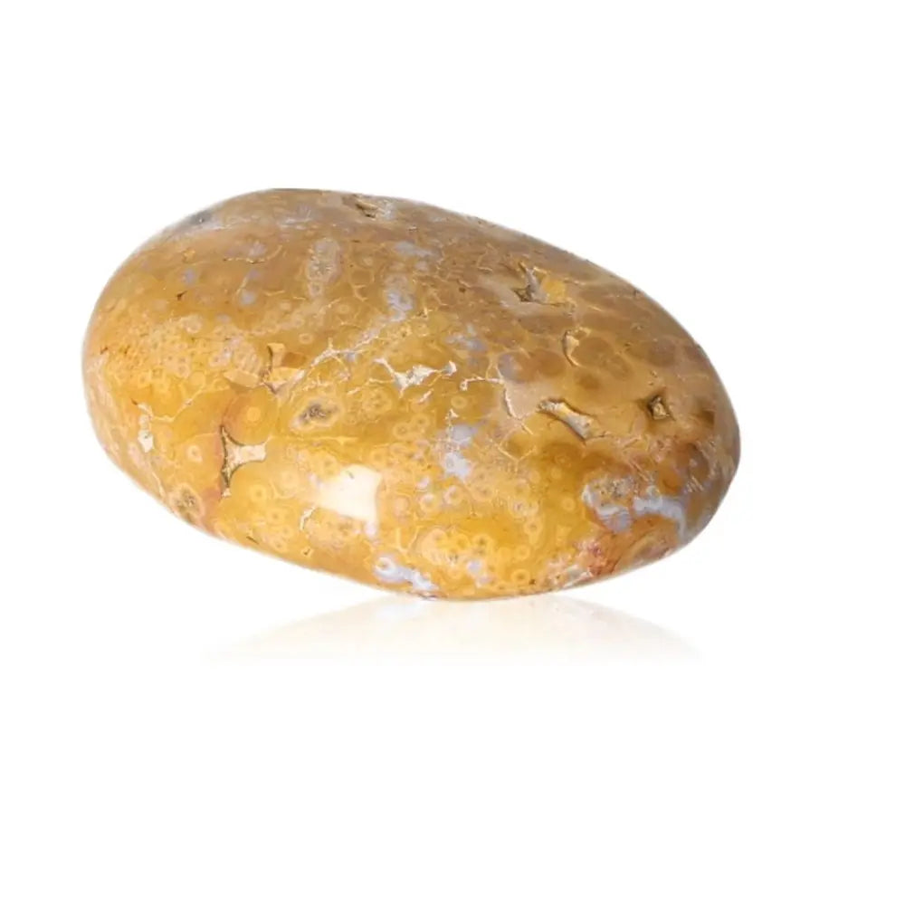 Smooth Tumbled Jasper gemstone promoting relaxation and harmony