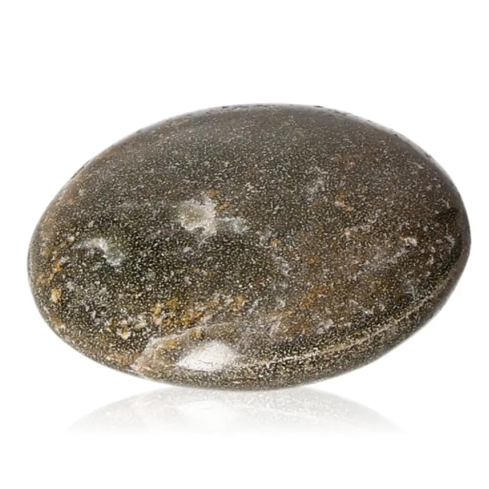 Smooth tumbled jasper gemstone for tranquility and stress reduction