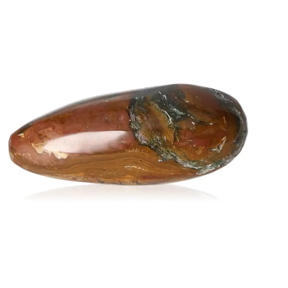 Tumbled Jasper gemstone promoting tranquility and balance, offering inner peace with its harmonious energy and exquisite beauty.