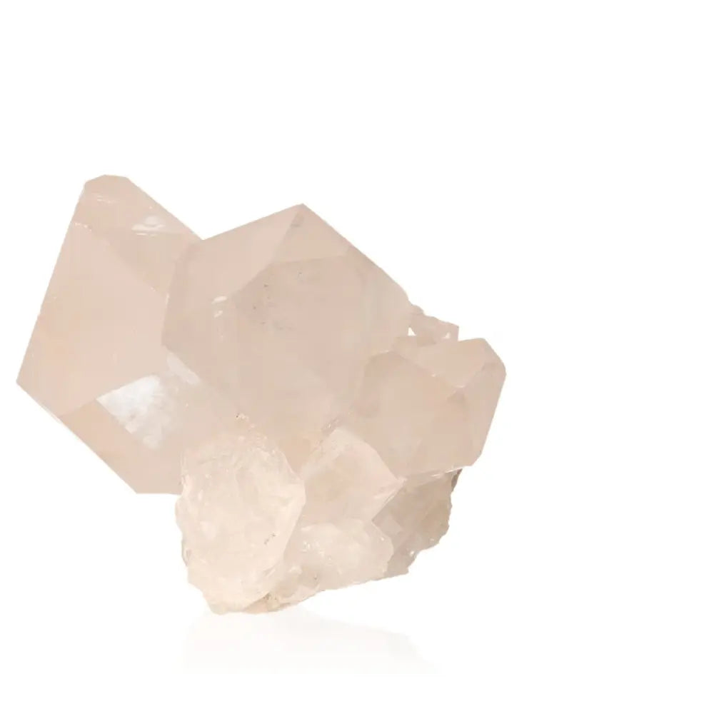 Rough Crystal Quartz Cluster for home and spiritual decor, featuring natural aesthetics and holistic benefits, with chakra alignment.