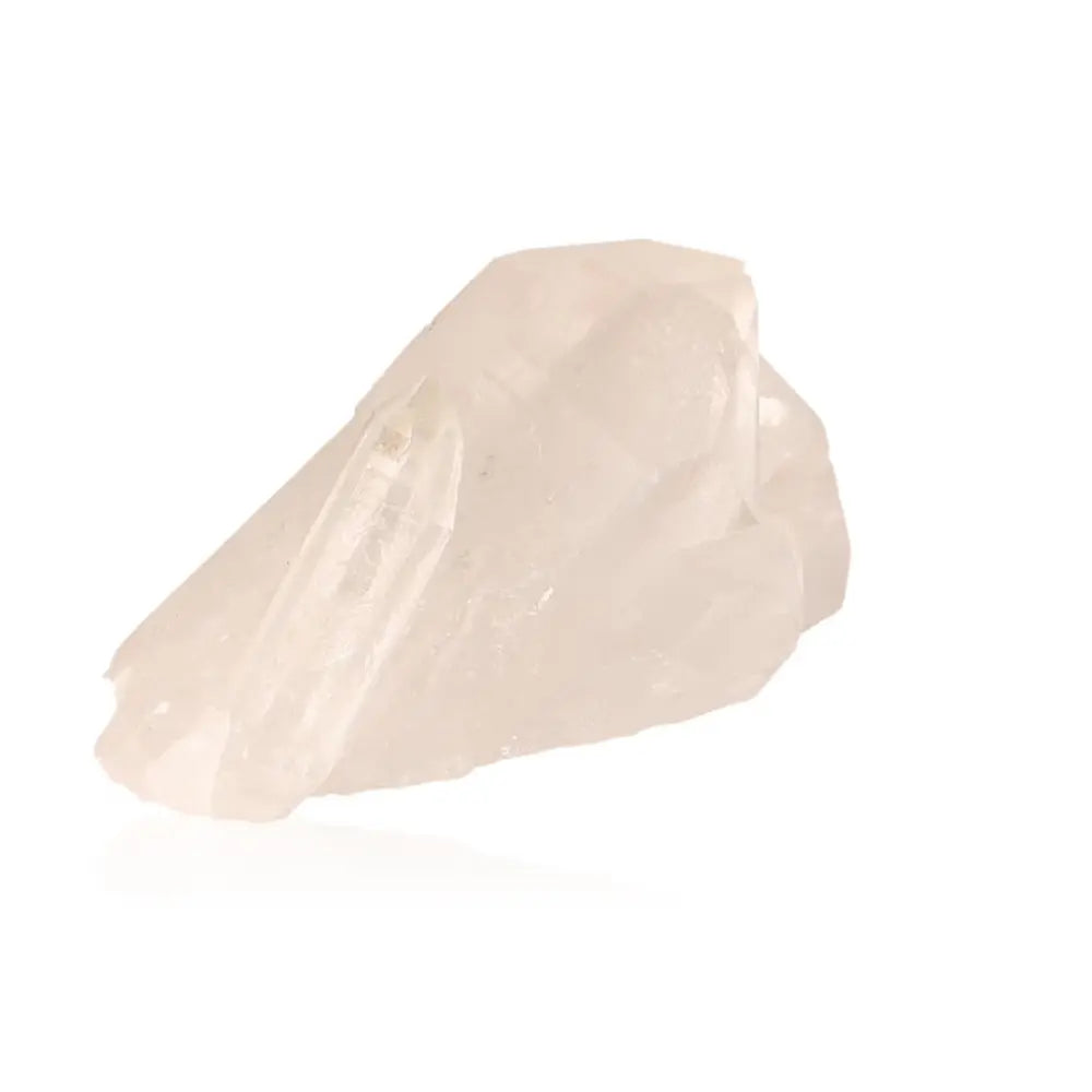 Rough crystal quartz cluster showcasing natural raw beauty and mystical properties