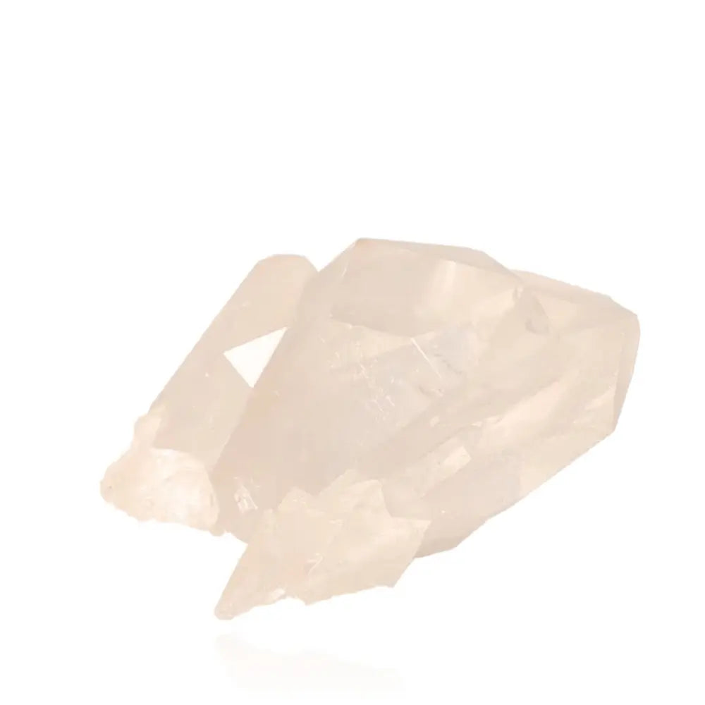 Rough Crystal Quartz Cluster with unique natural formations, highlighting quartz diversity and metaphysical properties.