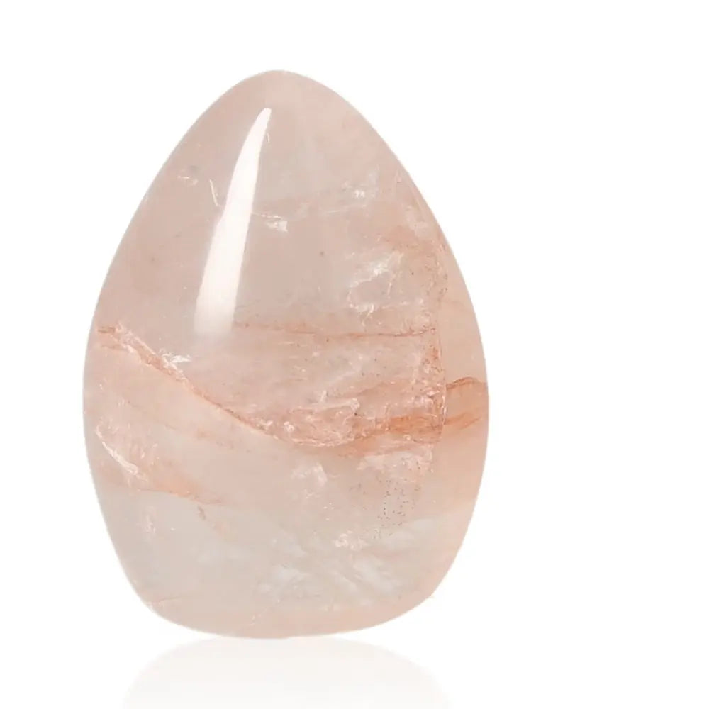 Hematoid Free Form Quartz Stone with unique energetic properties, supporting chakras and zodiac signs, enhancing body and soul.