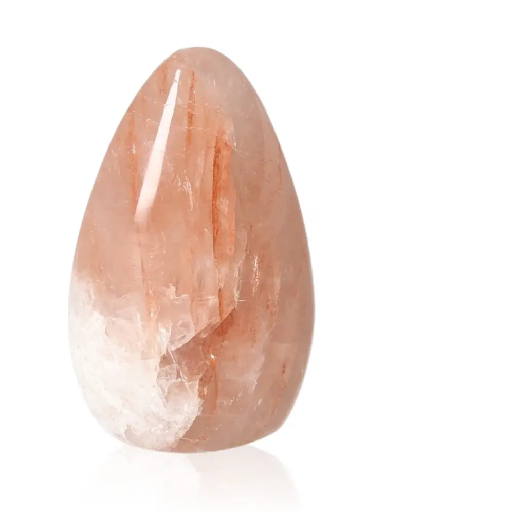 Hematoid Free Form Quartz Crystal with Unique Energetic and Spiritual Properties, Supporting Chakras and Zodiac Signs