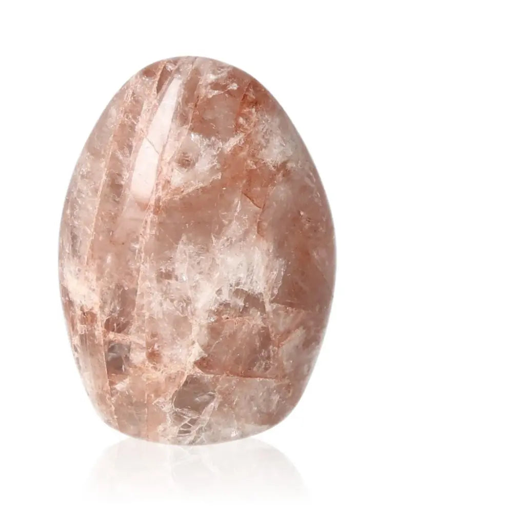 Hematoid Free Form quartz variety with unique energetic properties, reflecting natural beauty and spiritual benefits for chakras.