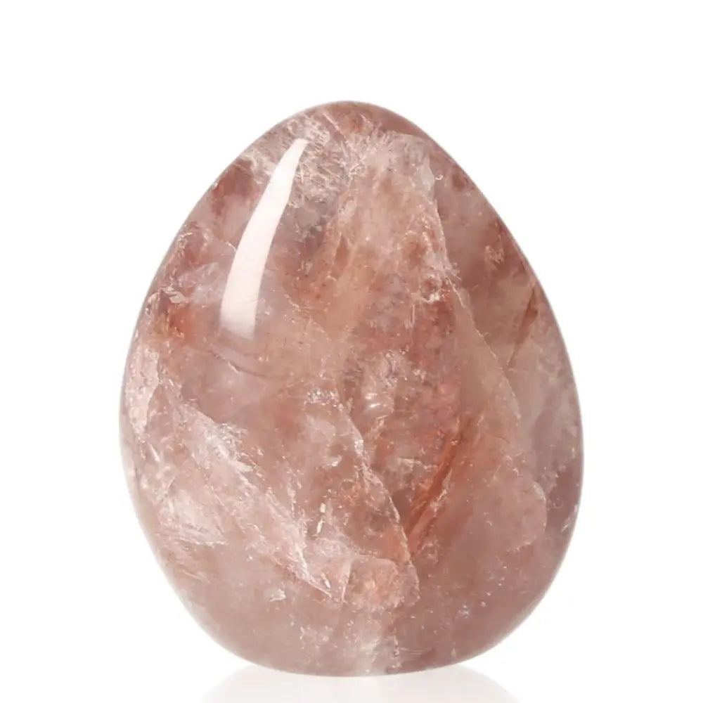 Hematoid free form quartz crystal with unique colors enhancing body and soul, linked to chakras and zodiac signs.