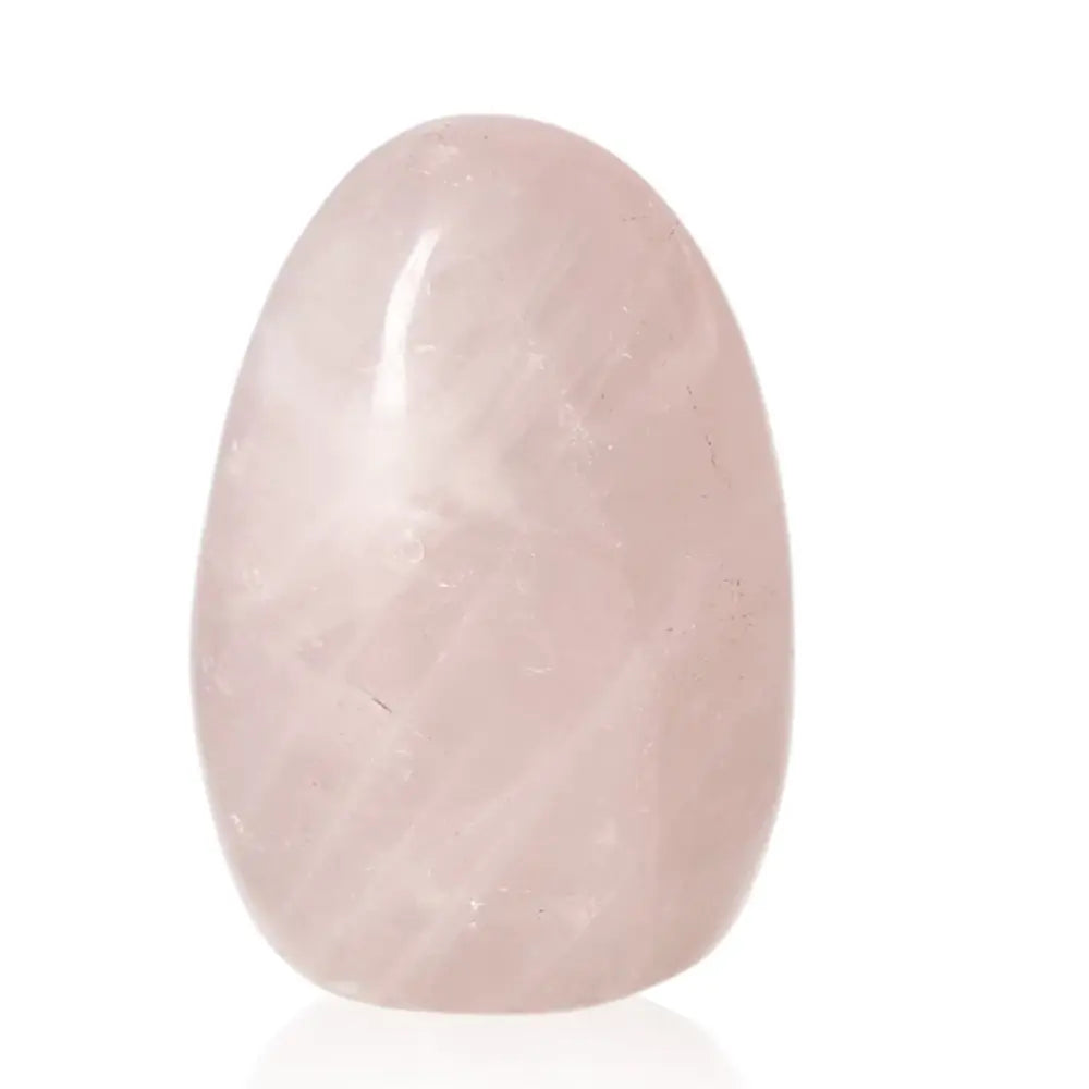 Rose Quartz free form from Sylvia Crystals, providing gentle heart-centered energy for emotional healing and positivity.